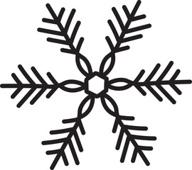 snow icon vector