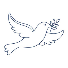 dove with olive branch