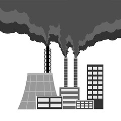 Environmental problems. Pollution Environment - Air