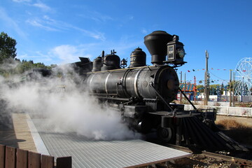 Steam Locomotive Alive, Fort Edmonton Park, Edmonton, Alberta