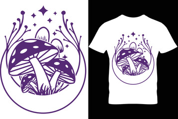 Mushroom Retro Hippie Sublimation