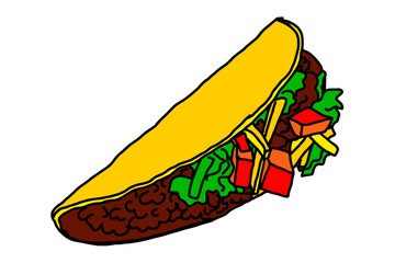 Mexican Tacos Vector