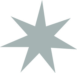 Fototapeta na wymiar Snowflakes, Asterisk vector in white background