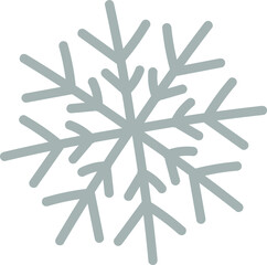Snowflakes, Asterisk vector in white background