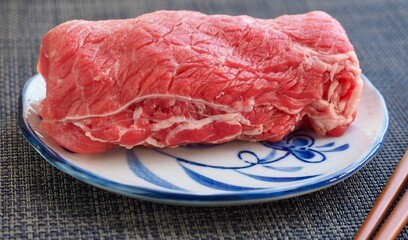 신선한 소고기, 요리재료, 음식, 단백질