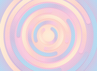 くるくるサイバーポップな背景ベクターイラスト