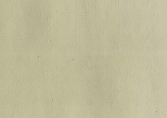 High quality scan top view of an old, uncoated, weathered, yellowed, green, beige paper texture background with small dust particles and fine grain fiber high resolution wallpaper