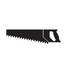 Graphic flat saw icon for your design and website