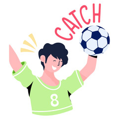 A football match flat icon download