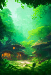 house in the forest
