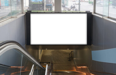 Subway Scenery and Advertising Mockup