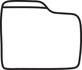 social media hand drawn icon