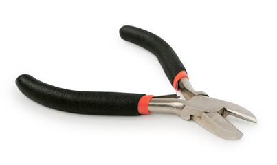 Side cutters isolated on white background