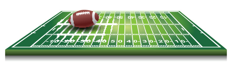  american football field and tactics 

isolated

