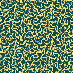 Vector Seamless Hand Drawn Scribble Pattern. Minimal Artistic Sketch Endless Print.