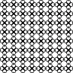 Geometric Seamless Pattern. Black White Background With Geometric Shapes Staggered. For Printing on Fabric, Packaging, Wallpaper