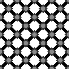 Vector modern seamless geometry pattern trippy, black and white abstract geometric background, pillow print, monochrome retro texture, Hipster fashion design