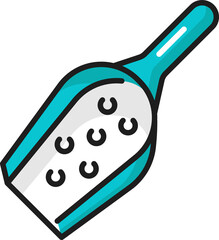 Scoop pet toilet hygiene accessory litter cleaning