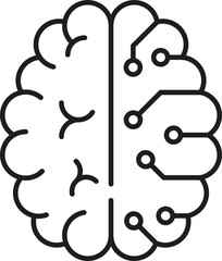 Neural network isolated digital human brain