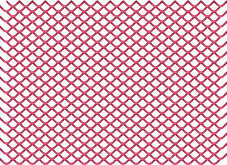 Red color mesh, net, web pattern design for textile, clothes, wrapping, wallpaper, background and texture