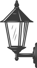 Street light pillar lamppost isolated streetlight