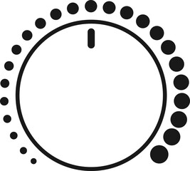 Music adjust control knob scale dial volume button