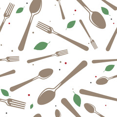 fork, spoon, pattern, seamless, menu, drawn, doodle, hand, dinner, restaurant, utensil, cooking, kitchen, illustration, equipment, vector, symbol, background, cutlery, silverware, set, cook, isolated,