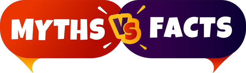 Fact vc Myth poster. Battle of realism and fantasy