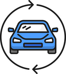 Carpool share, constant using of car share service