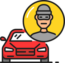 Transport robbery, car thief, isolated auto theft