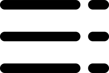 Obraz premium Hamburger menu bar line, web and mobile app button