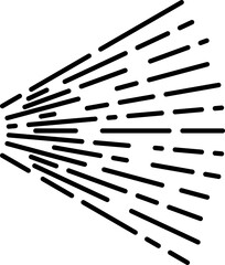 Pulverizer atomizer gas nozzle steam, spray symbol