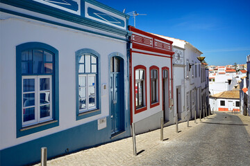 Lagos, Faro district, Algarve, Portugal, Europe - Porta da Vila street in historic part of the...