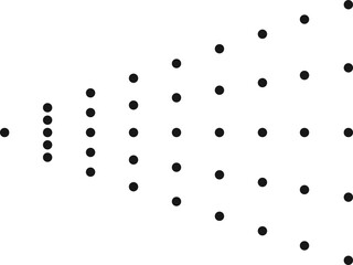 Deodorant spraying nozzle outline icon, spatter