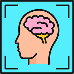 MRI diagnostics, brain tomography, MRT radiology