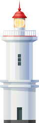 Lighthouse icon marine tower navigation symbol