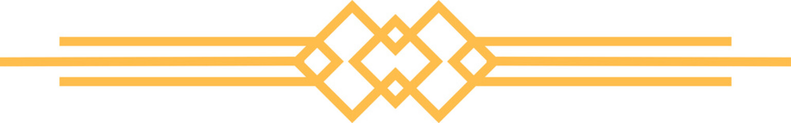 Fototapeta premium Divider separator header break art nouveau decor