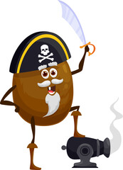 Exotic kiwi fruit pirate emoticon cannon and sword