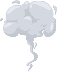 Puff of gas, steam or vapor, smoke burst cloud