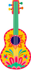 Guitar latin music spanish or mexican instrument