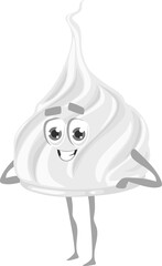 Sugar dessert whipped cream sweet candy character
