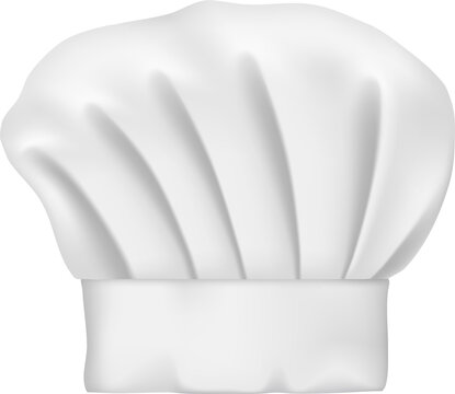 recommend clip art: Restaurant chef hat, cook or baker realistic toque