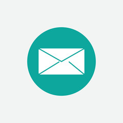 envelope mail icon inbox communication business newsletter email interface vector 
