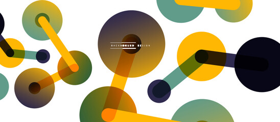 Network concept abstract background. Dots connection. Big data idea. Business template for wallpaper, banner, background or landing