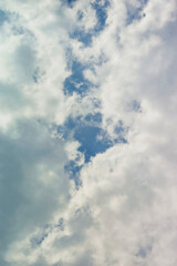 blue sky with clouds