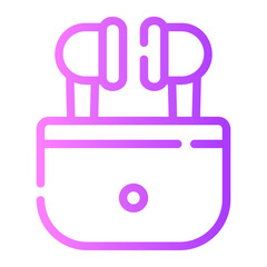 earphone gradient icon