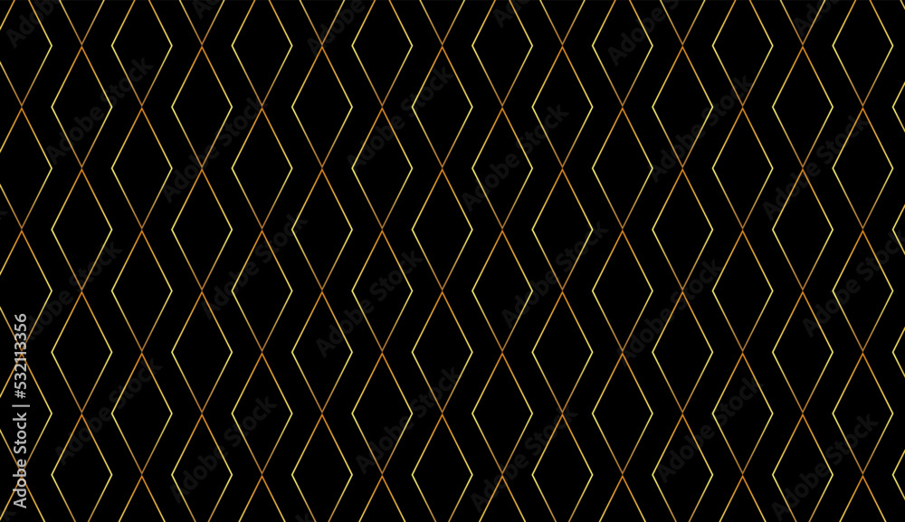 Poster luxury background pattern seamless geometric line abstract gold color design. christmas background v
