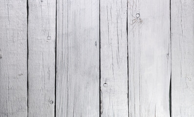 Background from white old painted boards.