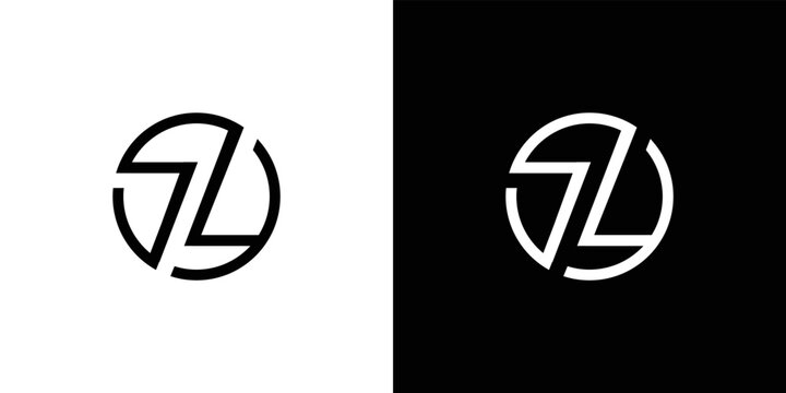 Modern and professional  letter SL initials logo design