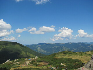 landscape in the mountains